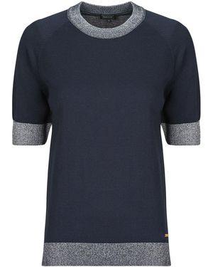 Geox Camicetta W Knit Vn - Blu