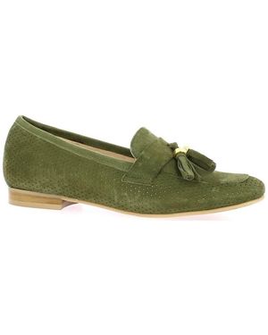 So Send Mocassins Mocassins cuir velours - Vert