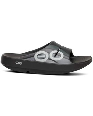 OOFOS Claquettes SANDALIA RECOVERY OOAHH SPORT - Noir