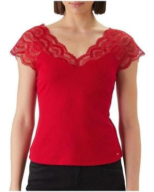 Morgan T-shirt 251-DELI-1023 - Rouge