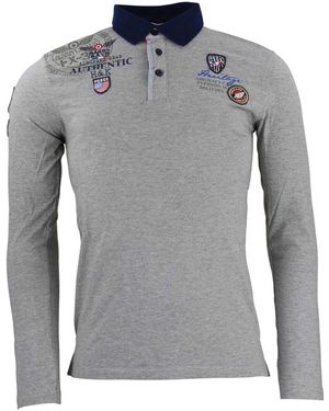 Harry Kayn Polo Polo manches longues CEGAM - Gris