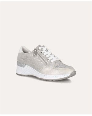 Rieker Baskets Basses N4316-90 - Blanc