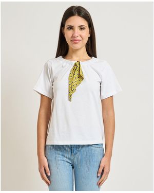 iBlues T-shirt T-shirt avec foulard - Blanc
