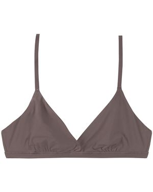 Athena Triangles / Sans armatures Soutien-gorge triangle croisé sans armatures - Marron