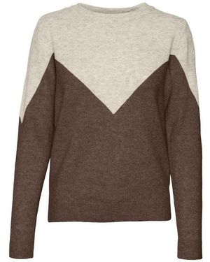 Vero Moda Pull Plaza - Marron