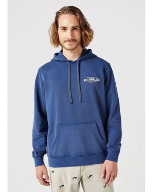 Wrangler Sweat-shirt 112350540-NAVY - Bleu
