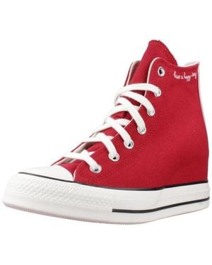 Converse Sneakers Chuck Taylor All Star Wedge - Rood