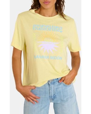 Banana Moon T-shirt ALOHAS SALTEE - Jaune