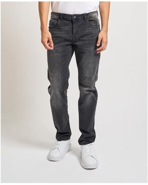 Yes-Zee Jeans Jean 5 poches pour , délavé noir - Bleu