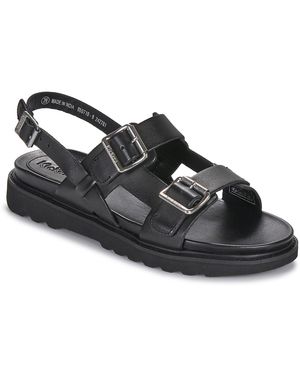 Kickers Platte Sandalen Neosummer - Zwart