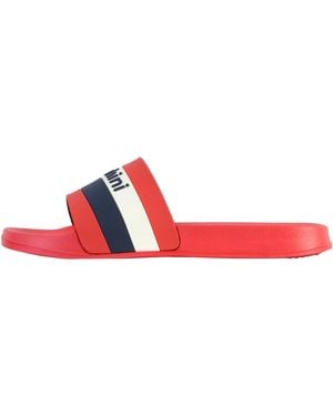 Sergio Tacchini Claquettes Sandale Plate à Enfiler San Remo - Rouge