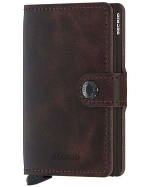 Secrid Portefeuille Miniwallet Vintage - Marron
