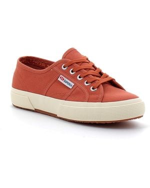 Superga Baskets Tennis basse à lacet pour adulte 2750 CLASSIC - Rouge