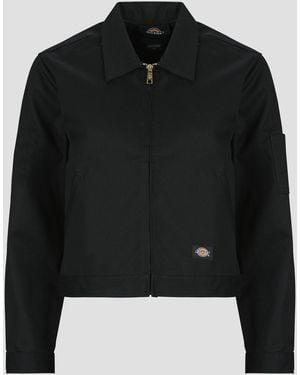 Dickies Blazer Unlined Cropped Eisenhower Jacket - Schwarz