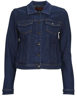 Esprit Veste TRUCKER JACKET - Bleu