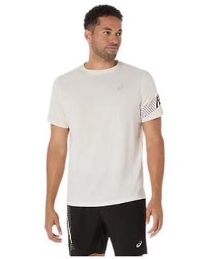 Asics T-shirt TEE SHIRT BEIGE - CREAM - L - Blanc