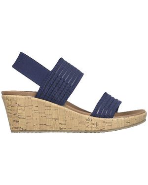 Skechers sandales compensées sale