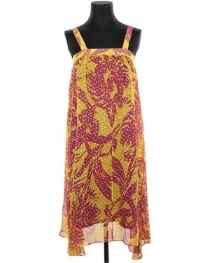 Roseanna Robe Robe en soie - Rouge