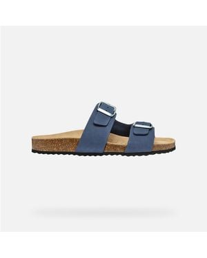 Geox Mules D BRIONIA - Bleu