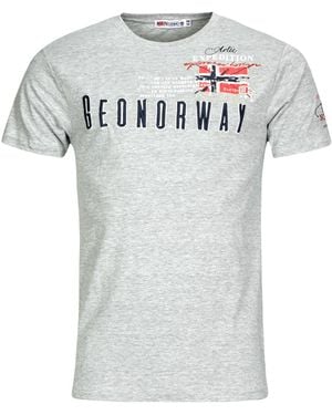 GEOGRAPHICAL NORWAY T-Shirt Korte Mouw Jason - Wit