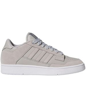 adidas Baskets Baskets Rapid Court Low Cuir - Gris
