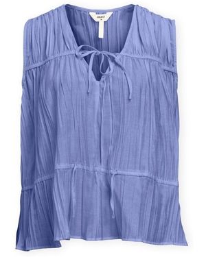 Object Blouses Top Brea - Jacaranda - Bleu