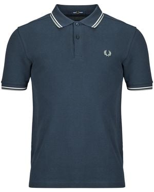 Fred Perry Polo Shirt Korte Mouw The Shirt - Blauw