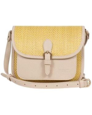 Hexagona Sac Bandouliere Sac porté travers Capri jaune - Métallisé