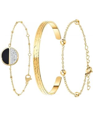 Sc Bohème Bracelets B2313-DORE+B2500-DORE+B2371-DORE - Métallisé