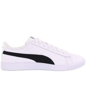 PUMA Baskets Basses Vikky V3 Lthr - Blanc