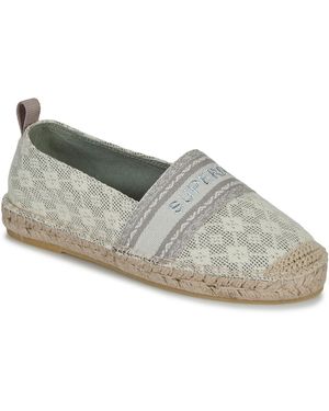 Superdry Espadrilles Canvas Espadrille Overlay Shoe - Gris