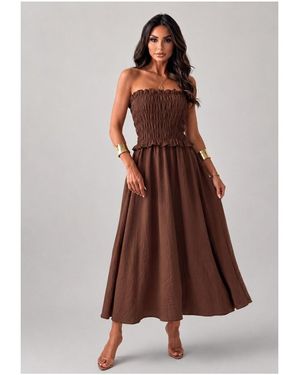 Kebello Robe Robe F, Marron