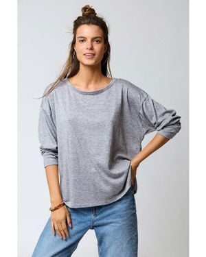 Banana Moon T-shirt AILYS EDMONTON - Gris