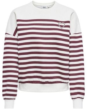 ONLY Sweat-Shirt 6036101 - Rouge