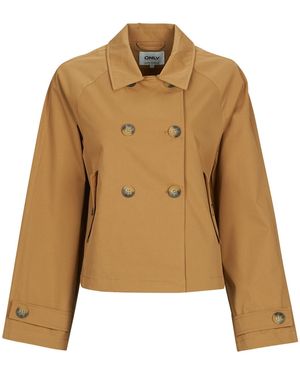 ONLY Trench Onlapril Life Short - Marrone