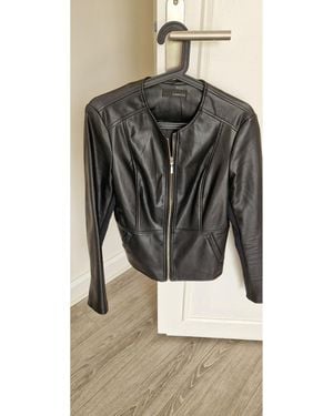 Camaïeu Veste Veste Simili Cuir - Gris