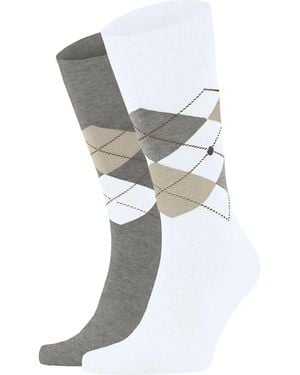 Burlington Socquettes Chaussettes Everyday Lot de 2 3227 - Gris