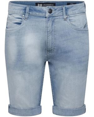 Crosshatch Short Tonwin - Bleu