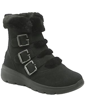 Skechers Bottes neige Glacial Ultra Buckle Up - Noir