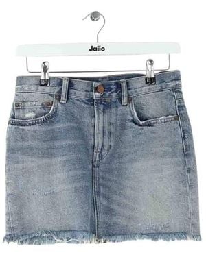 AllSaints Jupes Mini jupe en coton bleue