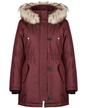 ONLY Parka Jas Onliris Fur Winter Parka Cc 2023 Otw - Rood