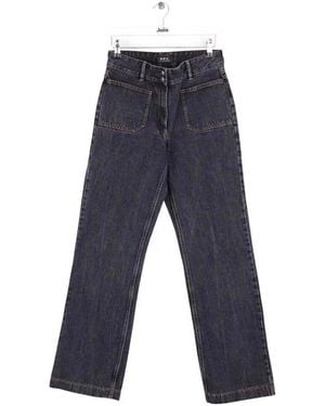 A.P.C. Jeans Jean droit noir - Bleu