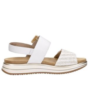 Remonte Sandales Sandalen Plat - Blanc