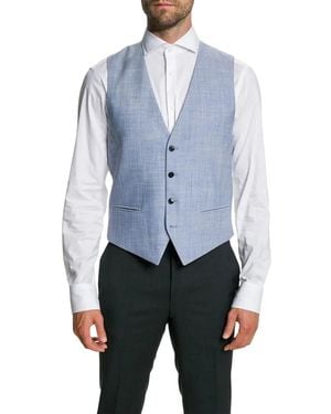 HUGO Gilets De Costume Vin212 - Bleu