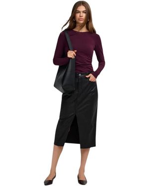 ONLY Jupes Onlbitten Faux Leath Pencil Skirt Cc Otw 15373299 - Noir