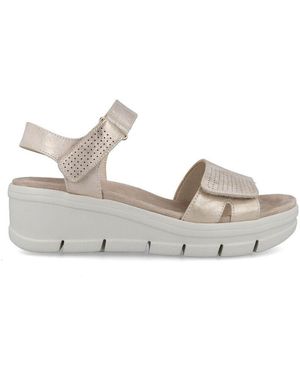 Amarpies Sandales compensées ABZ26553 - Gris