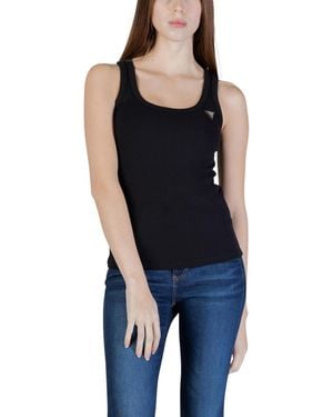 Guess Bodys COLETTE RIB TANK V4YP06 K8RT2 - Noir