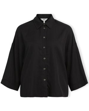 Object Blouse Noos Tilda Boxy Shirt - Zwart