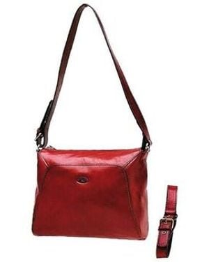 Katana Sac à main Sac À Main En Cuir De Vachette Collet K 82361 - Rouge