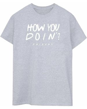 Friends T-shirt How You Doin? - Bleu